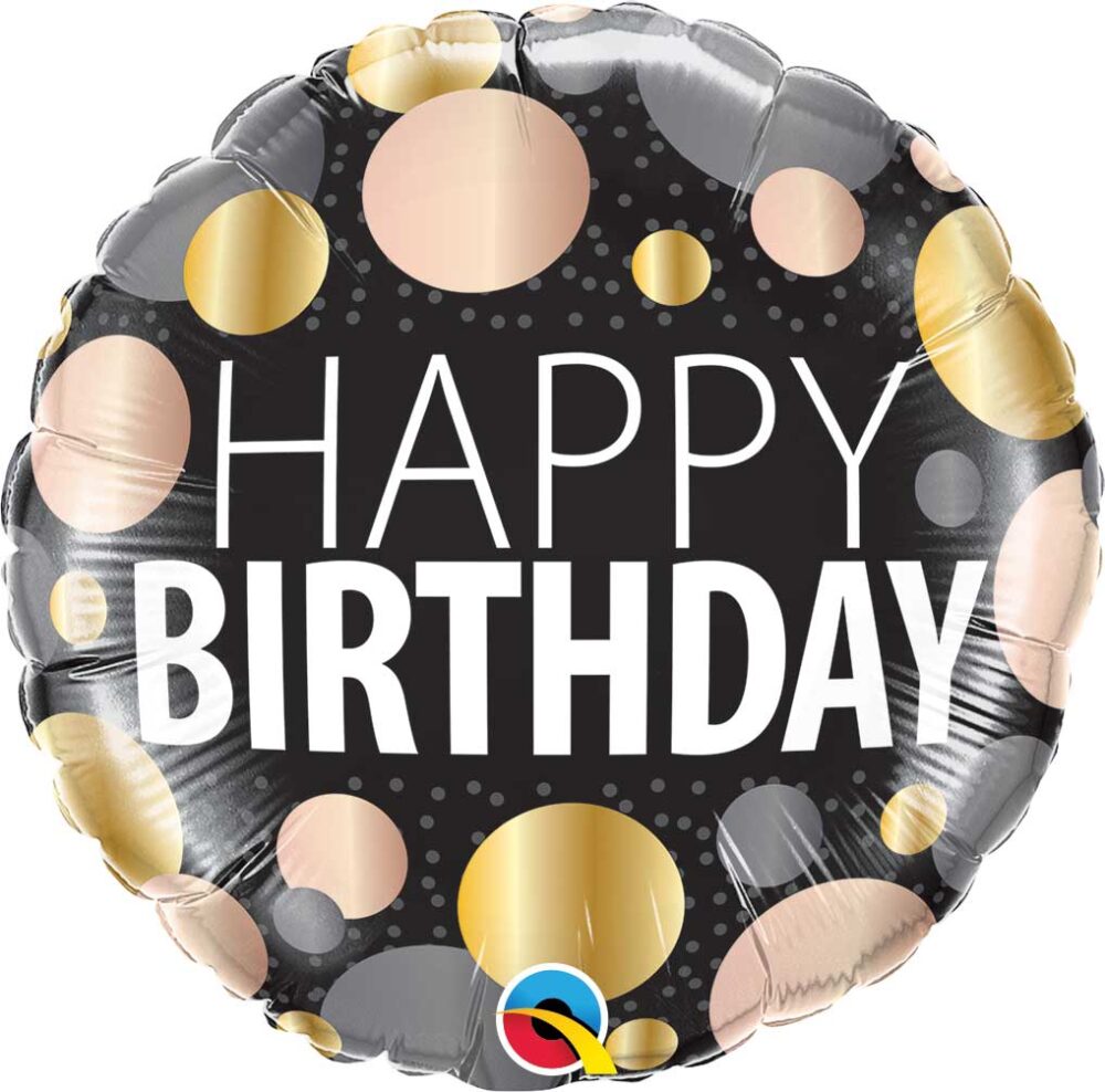 gold-dots-birthday-balloon-gifts-online-delivery-amman-jordan