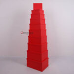 10pc Red Carton Box