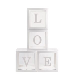 White love Balloon boxes