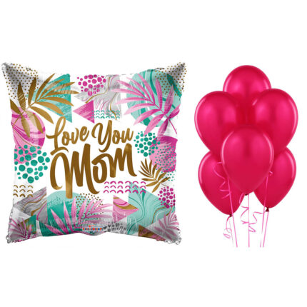 18-inches-Love-You-Mom-Jungle-Foil-balloons-bundle-amman-jordan