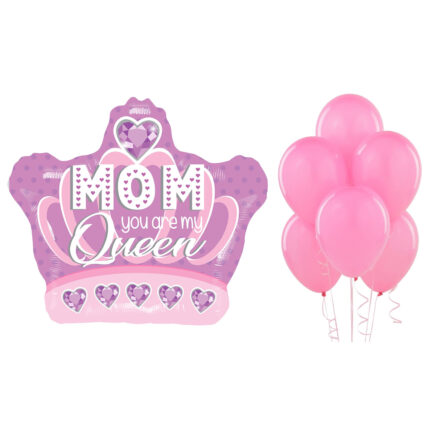 18-18-inches-Mom-Queen-Foil-balloons-bundle-amman-jordan
