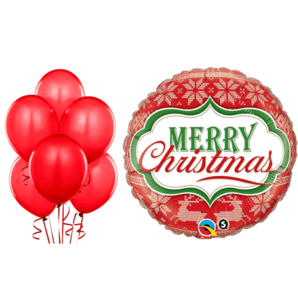 Merry-Christmas-Nordic-Pattern-Packaged-balloons-gifts-delivery-amman
