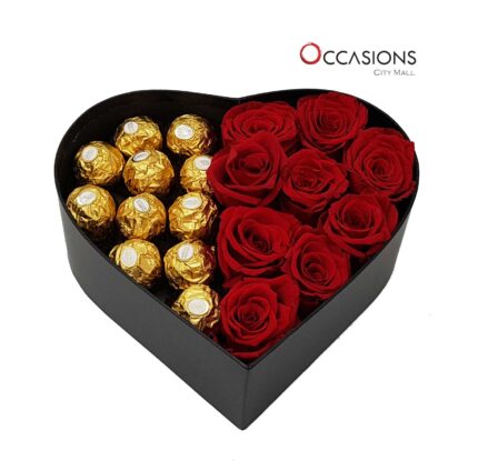 Roses-heart-with-Ferrero