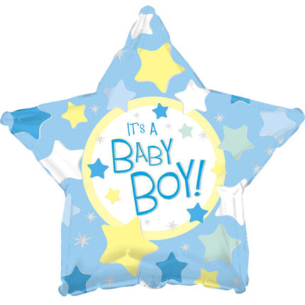 18-inches-Its-a-Boy-Star-balloon-delivery-amman-jordan