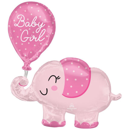 SuperShape-Baby-Girl-Elephant-Foil-Balloon-online-gift-shop-delivery-amman-jordan