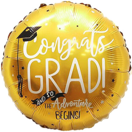 gold-congrats-grad-balloon-graduation-gift-delivery-amman-jordan