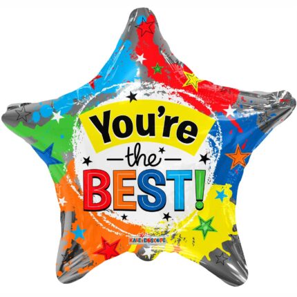 18-inches-Youre-The-Best-Star-Foil-balloon-gifts-online-delivery-amman-jordan