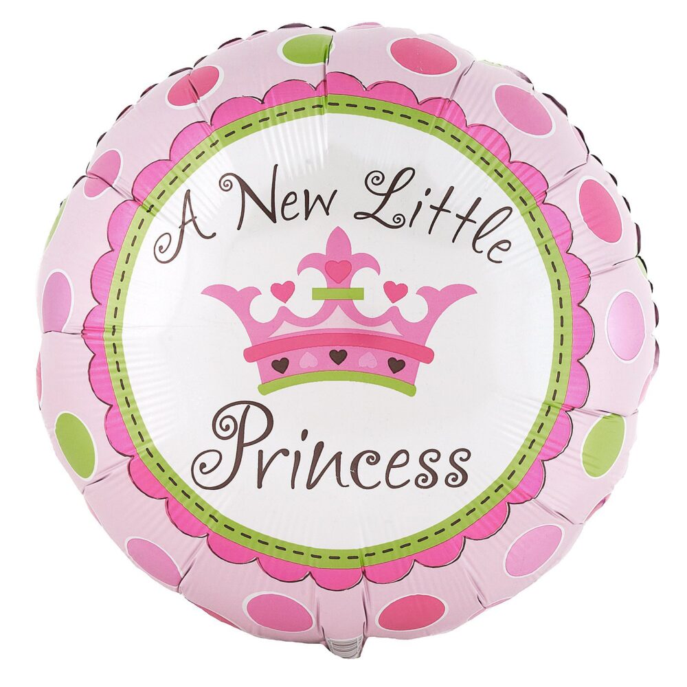 18-inch-A-New-Little-Princess-Baby-Shower-Foil-Balloon-Baby-girl-delivery-amman-jordan