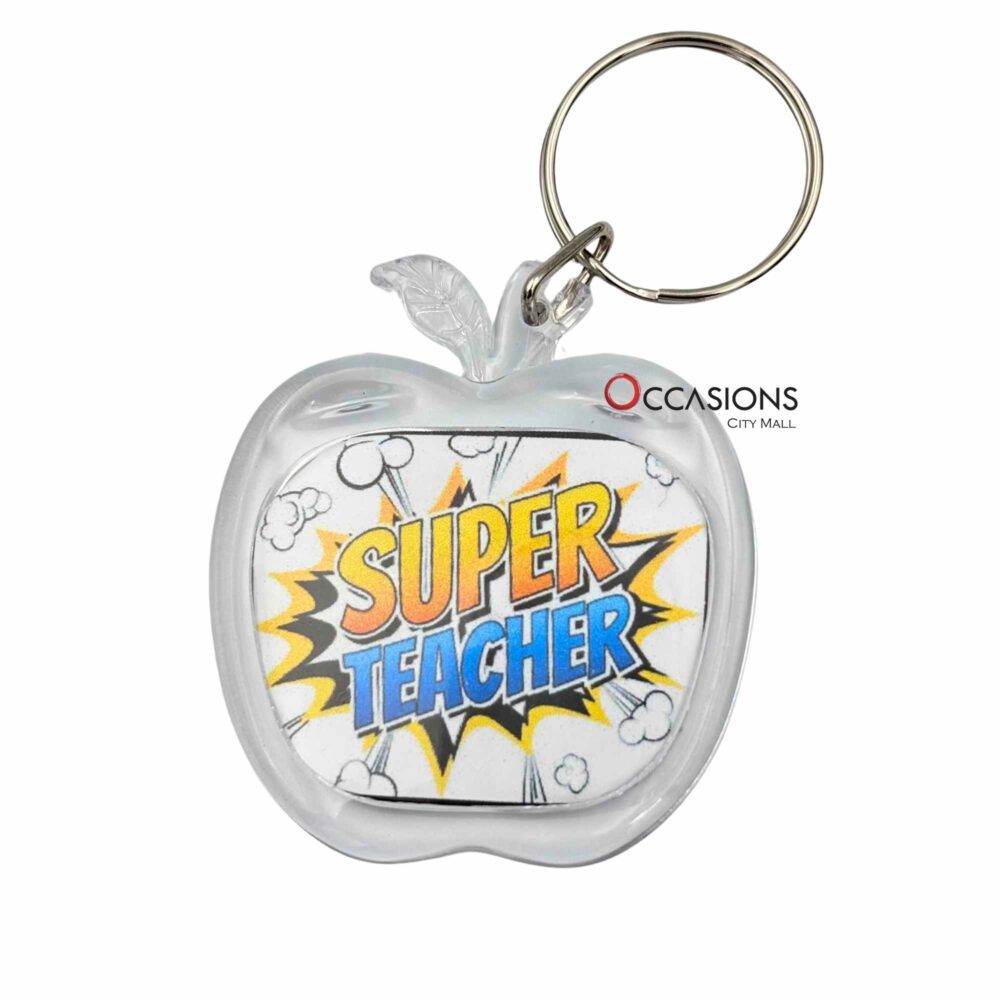 Super-Teacher-Burst-Keychain-Teacher-keychains-gifts-shop-online-delivery-amman-jordan