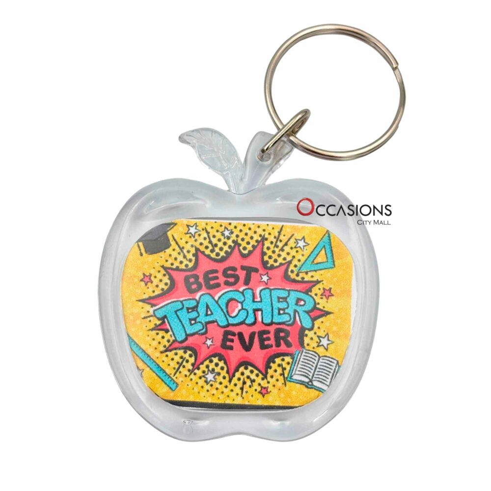 Best-teacher-ever-burst-keychain-Teacher-keychains-gifts-shop-online-delivery-amman-jordan