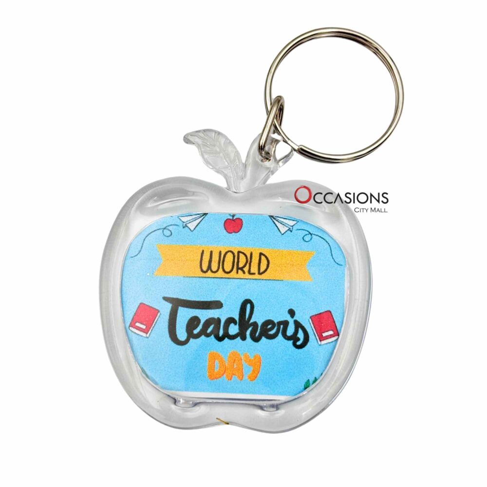 Blue-World-Teachers-Day-Keychain-Teacher-keychains-gifts-shop-online-delivery-amman-jordan