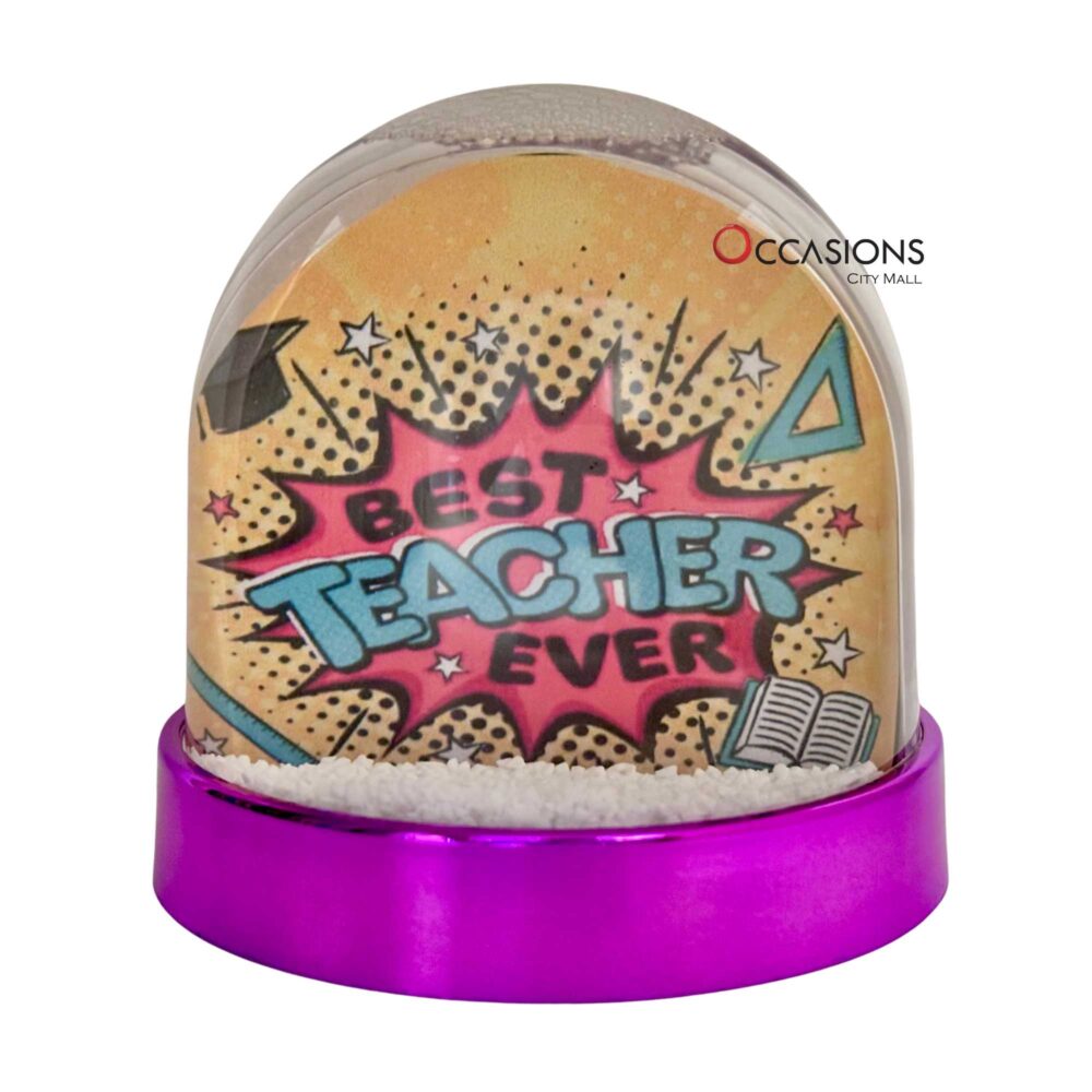 Best-Teacher-Ever-Comic-Snow-Globe-online-gift-shop-delivery-amman-jordan