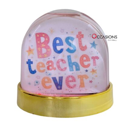 Colorful-Best-Teacher-Ever-Snow-Globe-online-gift-shop-delivery-amman-jordan