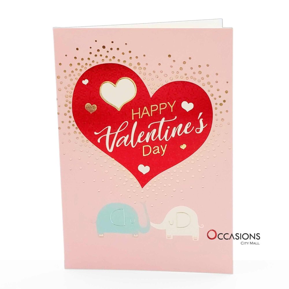 Happy Valentine's Day Heart Card