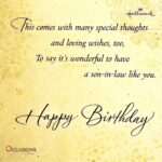 Son-in-Law Brown Bird Birthday Card - Hallmark