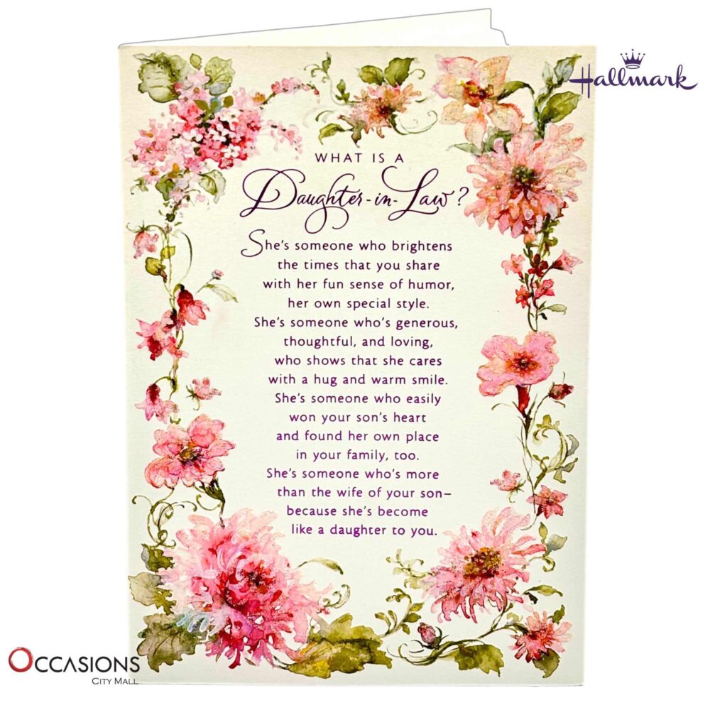 Daughter-in-Law Flowers Birthday Card - Hallmark