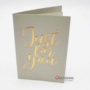 Just-For-You-Grey-Card