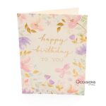 Floral Happy Birthday Card