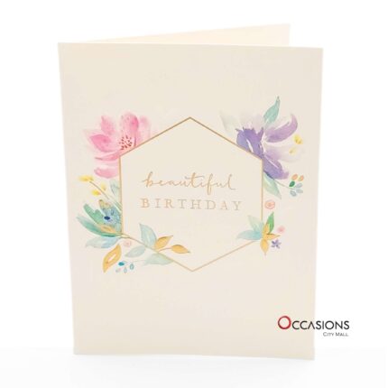 Beautiful Birthday Floral Card