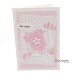 It's A Girl Welcoming Card