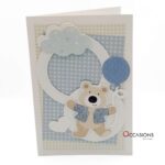 Baby Boy Teddy Card