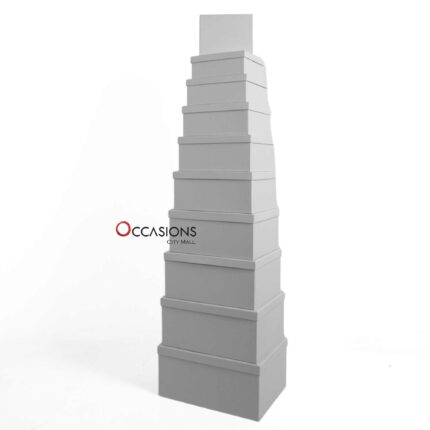 10pc White Carton Box