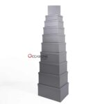 10pc Grey Carton Box