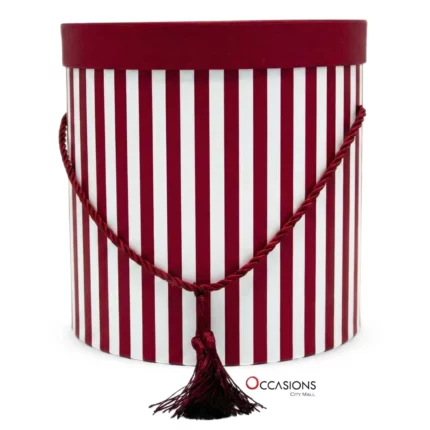 Cylinder Strips Box - Red