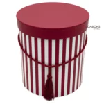 Cylinder Strips Box - Red