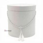 Cylinder Box - White