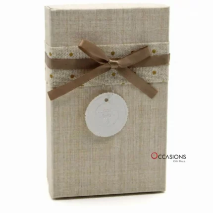 Gold Dots Box - Beige