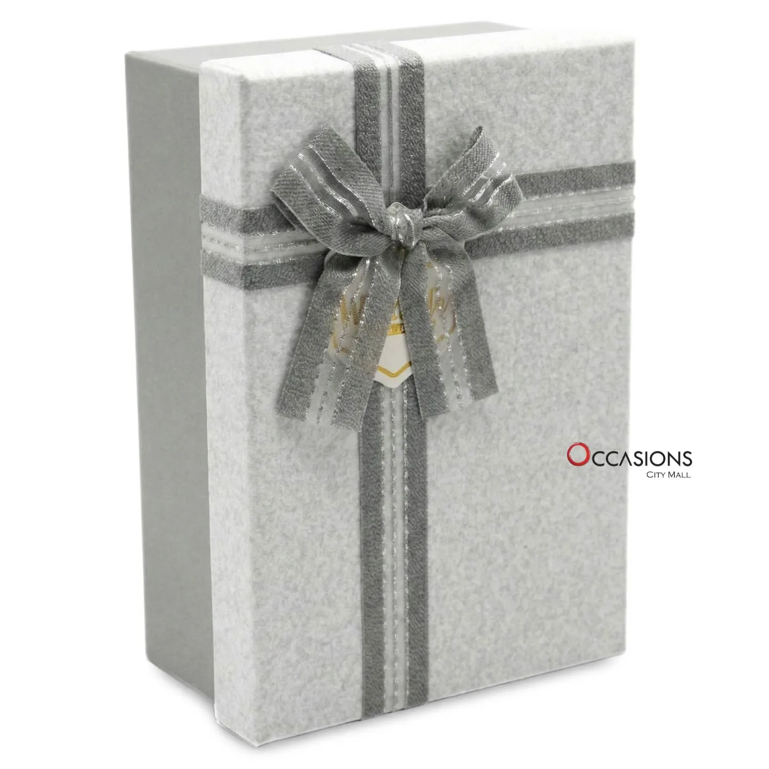 Fabric Ribbon Box - Grey Fabric Ribbon Box - Grey