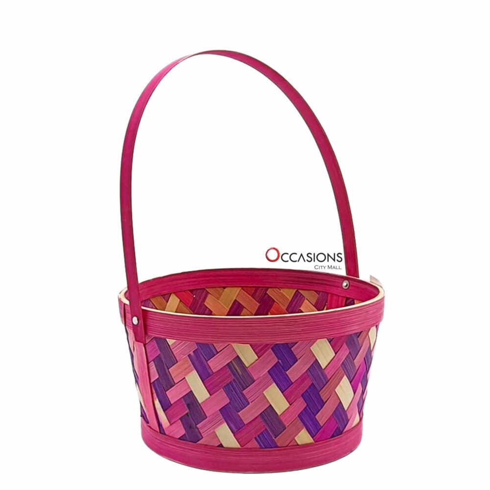 Colored Basket S - Fuchsia Mix