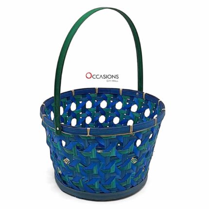 Colored Basket L - Blue