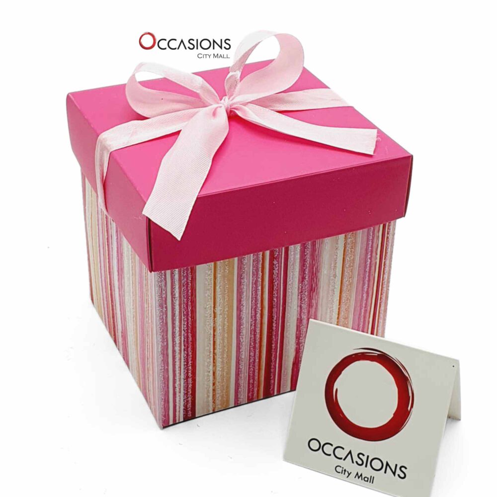 Glitter Carton Box - Pink