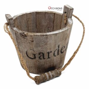 Rustic Circle Wood Box