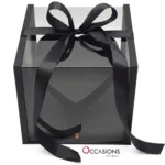 Heart With Drawer Box - Black