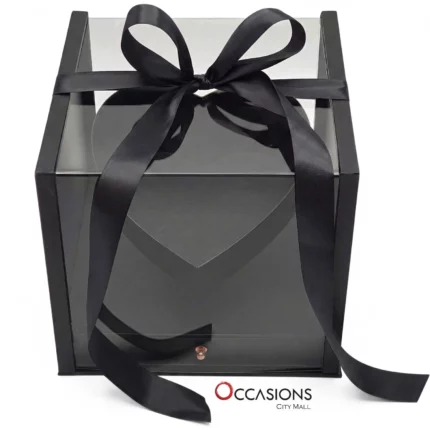 Heart With Drawer Box - Black