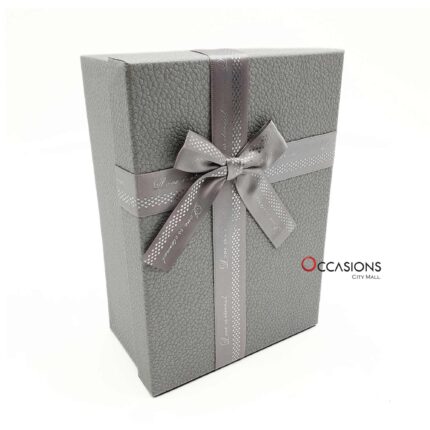 Leather Box - Grey