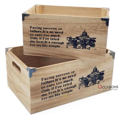 Success Wood Box