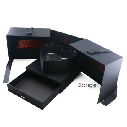 Heart Goes On Box - Black
