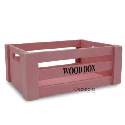 Wood Box - Pink