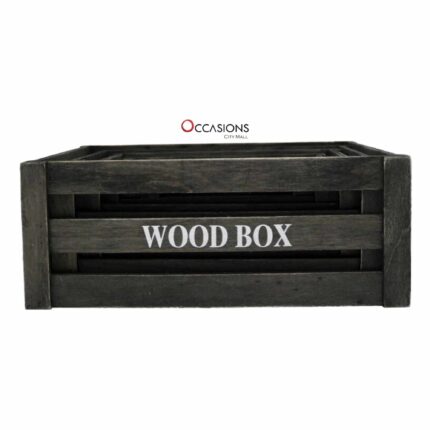 Wood Box - Black