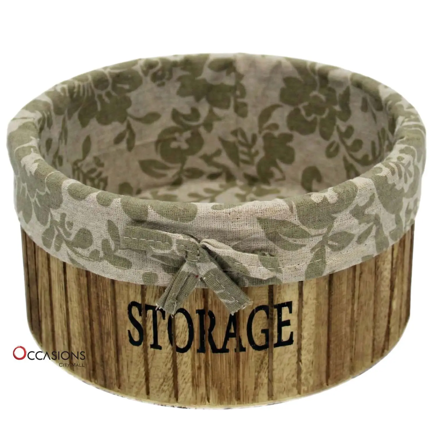 Storage Fabric Wood Box Storage Fabric Wood Box