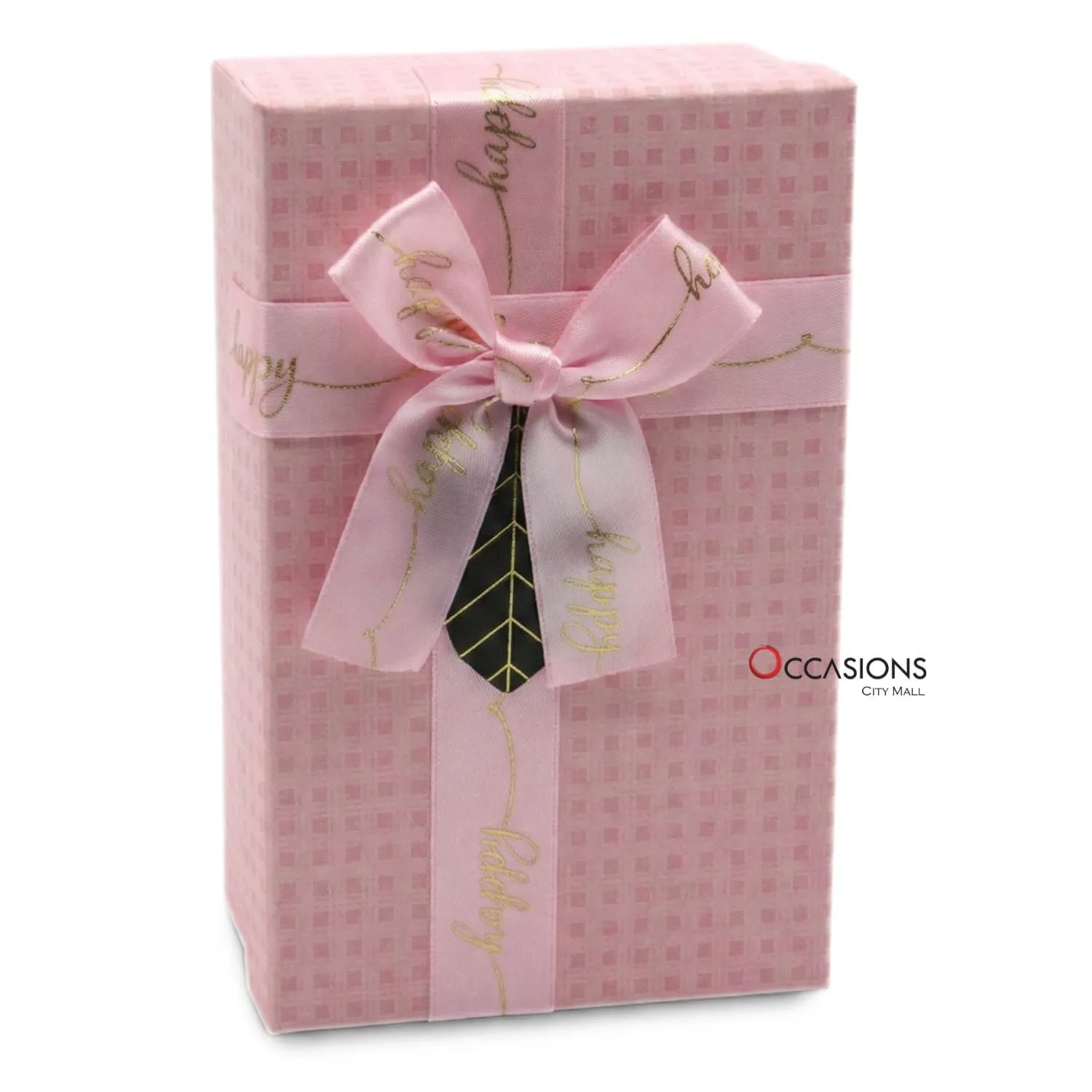 Happy Square Dots Box - Pink Happy Square Dots Box - Pink