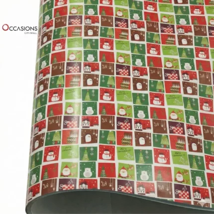 Holiday Squares Christmas Wrapping Paper
