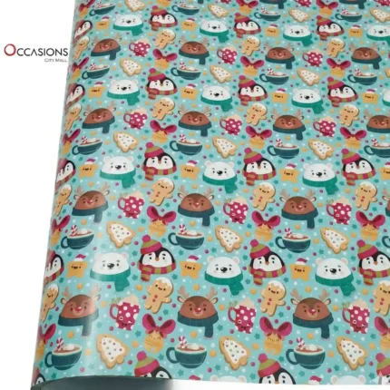 Cute Winter Christmas Wrapping Paper