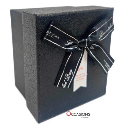 Watch Box Glitter - Black