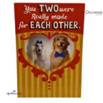 Couple's Anniversary Greeting Card Dog Anniversary Greeting Card For The Fun Loving Couple Humorous Hallmark Anniversary Card Order Greeting Cards Online in Amman Jordan Celebrate your favorite couple with this hilarious Hallmark anniversary card! Featuring two dogs in blue bows and a playful message, it's perfect for couples who love to laugh. From the best gift shop in Amman, we offer greeting cards delivery with same day delivery. Order online now and send joy with the best Hallmark greeting cards in the world.