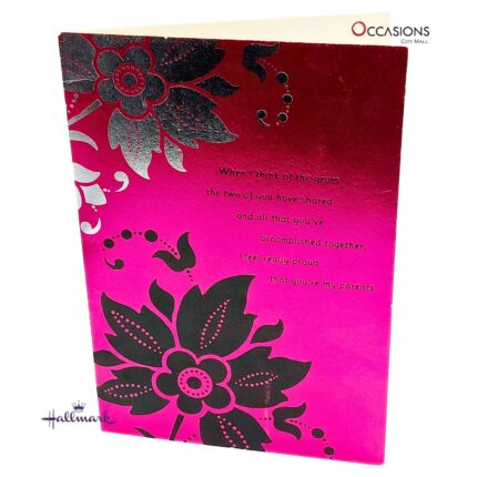  Anniversary Greeting Card For Special Couple Pink Colored Anniversary Greeting Card  Bold Hallmark Anniversary Card with a Beautiful Message Same Day Greeting Cards Delivery in Amman This Hallmark anniversary card is perfect for honoring a special couple. With a bold floral design and touching message, it’s a thoughtful way to show appreciation. Available at the best gift shop in Amman, Jordan. Order online now and enjoy greeting cards delivery with same day delivery service. Choose from the finest Hallmark greeting cards — the best in the world!